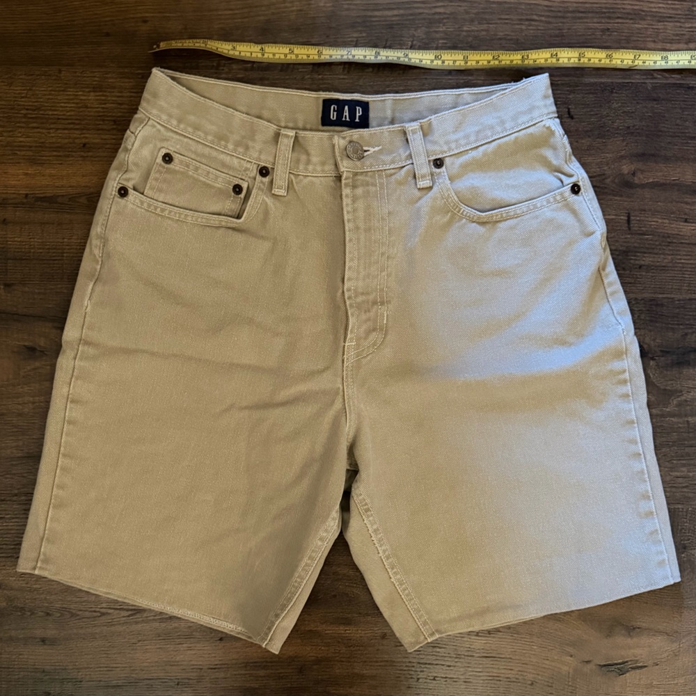 GAP denim khaki shorts